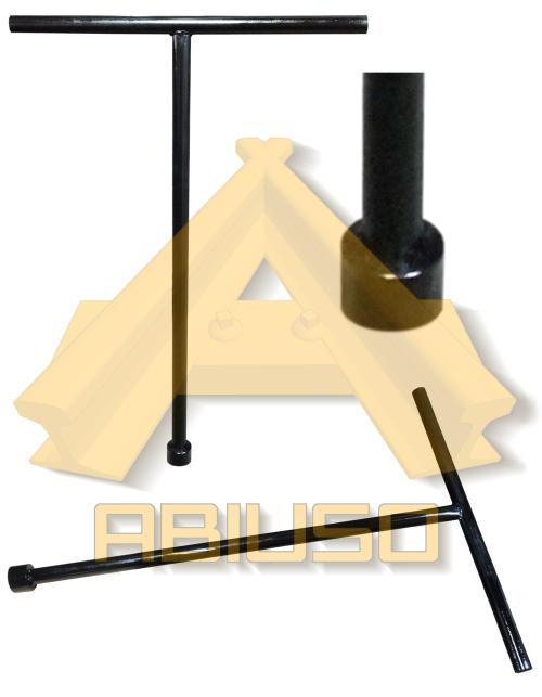 Llave T - Llave de tirafondos tipo T