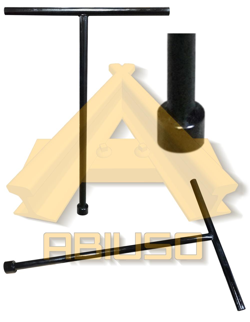 Llave T - Llave de tirafondos tipo T