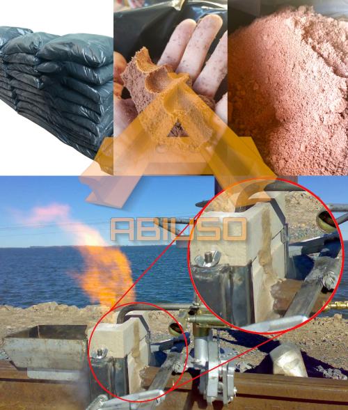 Arena refractaria para sellado de soldadura aluminotermica - Pasta FUSAL